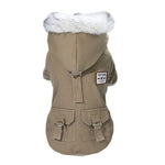 Manteau chaud à capuche pour chien - Vignette | laisse pour chien. fr