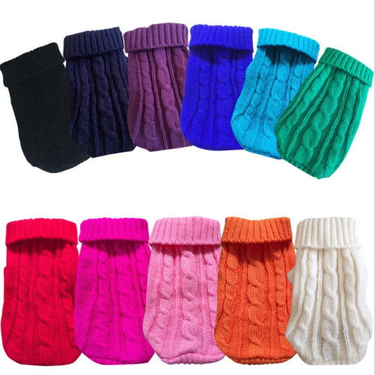 pull en laine pour chien