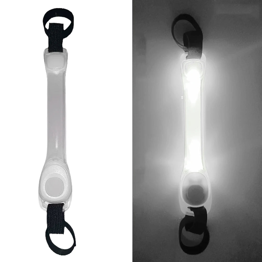 rajout lumineux sur laisse blanc