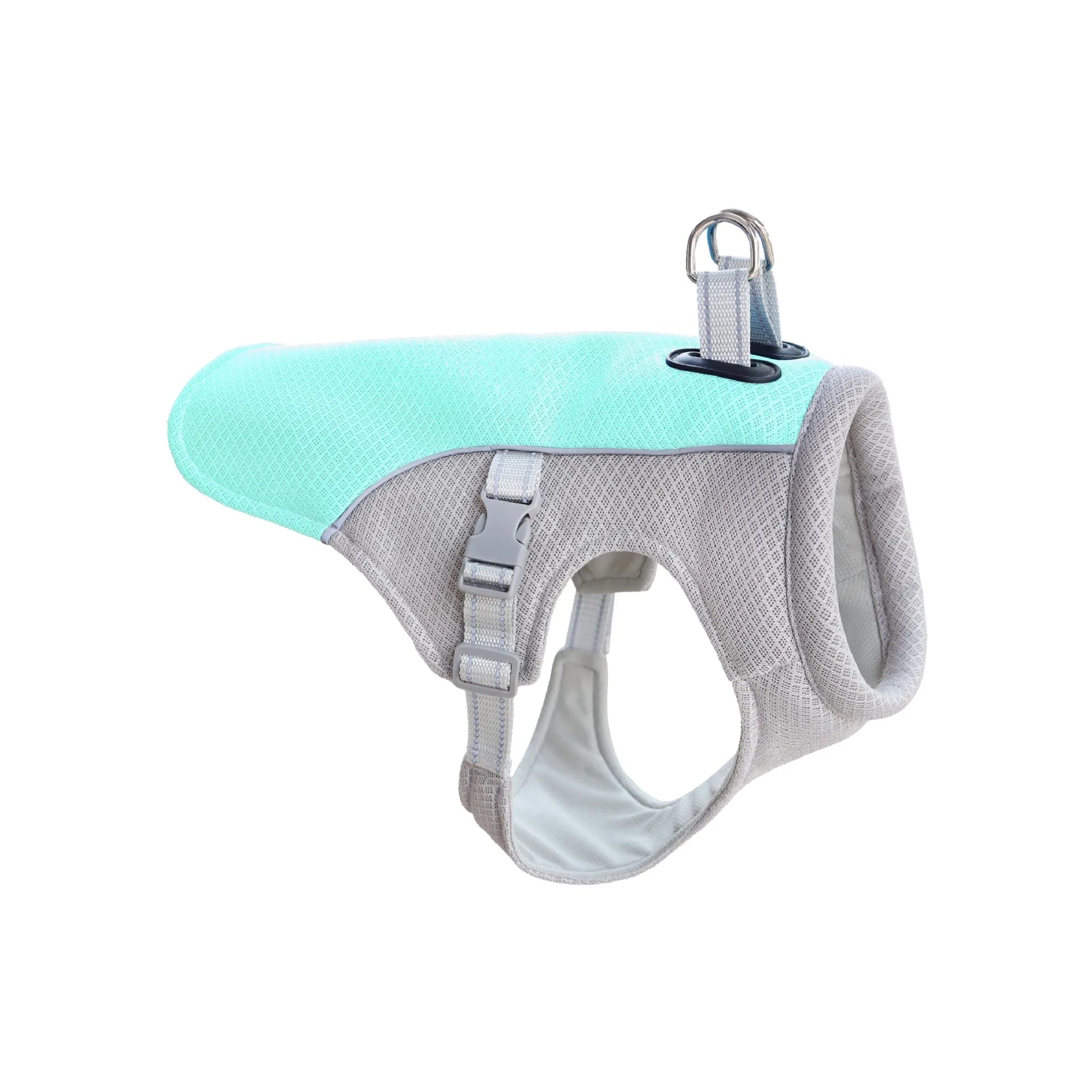 veste rafraichissante pour chien bleu ciel